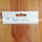 Gravure Printed Clear Strong Adhesive Seal Header Plastic Bags