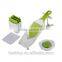2016 Premium Safe Plastic V-Blade Slicer Stainless Steel Julienne Slicer