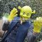 Adults Shrek Fancy Dress Costume Latex Mask with Gloves