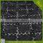 Netting PU leather strips lace fabric embroidered lace fabric