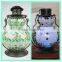 Hanging Tealight Glass Mosaic Hurricane Candle Lantern