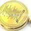 NAUTICAL VINTAGE BRASS POCKET COMPASS WITH POLISH WOODEN CASE 13509