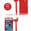 Cute Mobile Phone Leather Case High Quality Phone Case With Hand Lanyard For iPhone 6
