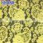 TH-8808 spandex lace with gold yarn knitted lace jacquard fabric fashion dress