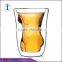 Sexy woman shape double wall beer glass cup