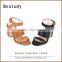 Fashion and comfort office rubber outsole calf nappa leather women shoes sandals