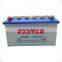 n100 12v 100ah dry charged auto car battery