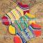 Wholesale high quality unique national style custom tube socks ankle socks for lady