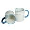 11OZ ring and rim color mug /sublimation customized