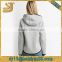 heathered Double Knit hoody blank with zipper