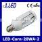 20w led corn bulb light e27 aluminum body CE ROHS