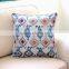 Embroidered sofa cushion cover with invisible zipper geometric decorative cushion cover