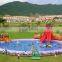 QH-WP-29 giant inflatable water park , funny inflatable water toys with big pool