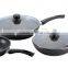 Aluminium forged marble coated kitchen cookware set