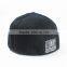 30%Wool black embroidery snapback hats wholesale size 9 fitted hats