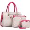 Alibaba waterproof 4pcs in 1 Set Tote Women Handbag