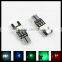 led bulb rgb multi color t10 w5w 5050 color changing led car light rgb 194 / t10 wedge led bulb