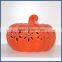 Best selling ceramic porcelain craft pumpkin for halloween