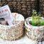 7 hand woven - pastoral style - straw storage basket - Storage Basket - sundry basket - woven basket