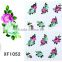 Water Flowers Transfer WRAPS STICKERS Polish Foils Decals Nail Art Tips Decoration Hot