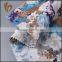 Jiangsu taizhou factory indian clothing linen viscose fabric printing flower fabric