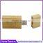 Design new coming wooden round usb flash drive