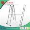 Christmas decorative Dual-purpose aluminum step EN131 ladder