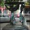 Ballet dance figure bronze sculpture garden scenic spot in city landscape decoration