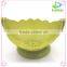 modern design High Quality Factory Wholesale Decorative plastic Fruit Bowl flowers shape retractable Fruit basket