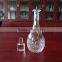 900ml large glass bohemian decanter with stopper