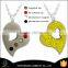 Hot sale fashion jewelry ladies necklace pendant stainless steel broken heart pendant scalar energy pendant                        
                                                Quality Choice