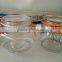 Kitchen & Bathroom Glassware Square Or Round Shape Clip Seal Glass Storage Jars