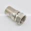 F Connector jack to plug adaptor, rf connector, coaxial connector, F type connecteur