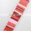 nylon dog collar miti-color strip nylon webbing for dog