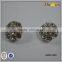 retro style metal button rhinestone shirt button