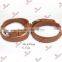 Simple Brown 8mm Leather Bracelet for Kids Bracelet Jewelry (LB151107)