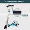 High quality aluminum alloy 3 Big Wheel double pedal kick Scooter