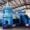Frozen castle bounce house five in one combo, kids amusement park