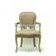 Furniture wooden antique leisurey high heel wedding cross back chair