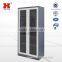 Moden glass swing door steel file cabinet used office cabinet