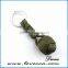 Hot sale high quality black metal keychain waves style paracord keychain accessories