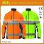 Reflective safety Men's waterproof softshell jacket