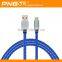 Custom logo high charging speed OD4.0 mini usb data cable