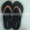 Wholesales Latest Ladies Beach Summer Rubber PE Slippers With Printted Pvc Strap