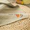 GOTS organic 100% cotton baby bibs, scarfs and burp with exquisite embroidery plain green