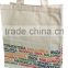 Customized eco canvas shopping bag