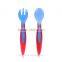 Baby Products Food Grade Heat Resistance Colorful Thermal Silicone Baby Spoon