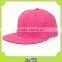 plain black cotton high quanlity custom snapback cap