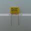 High quality Yellow box Interference suppression mkp x2 capacitor 0.1uf 275v