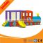 Latest plastic children's playhouse indoor outdoor playground, plastic slides